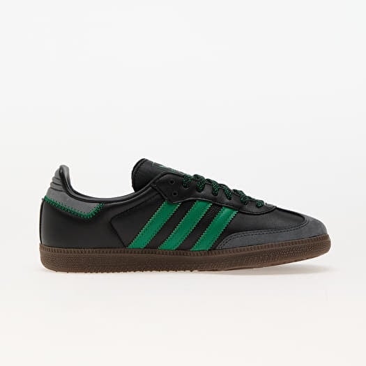 Adidas samba adv black green sales