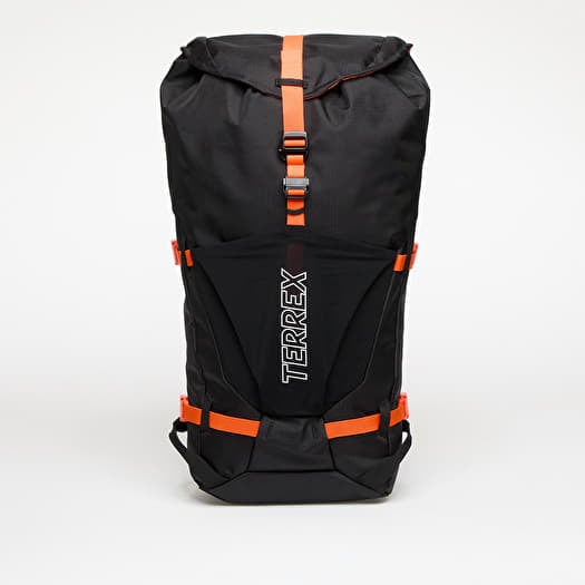 Adidas backpack orange and black clearance