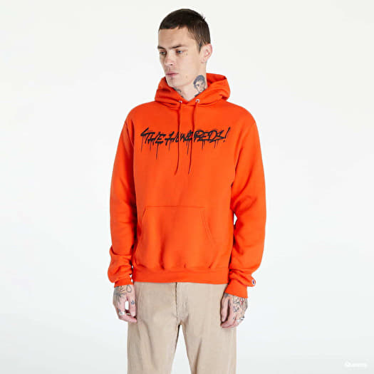 The Hundreds Tag Pullover Orange Footshop