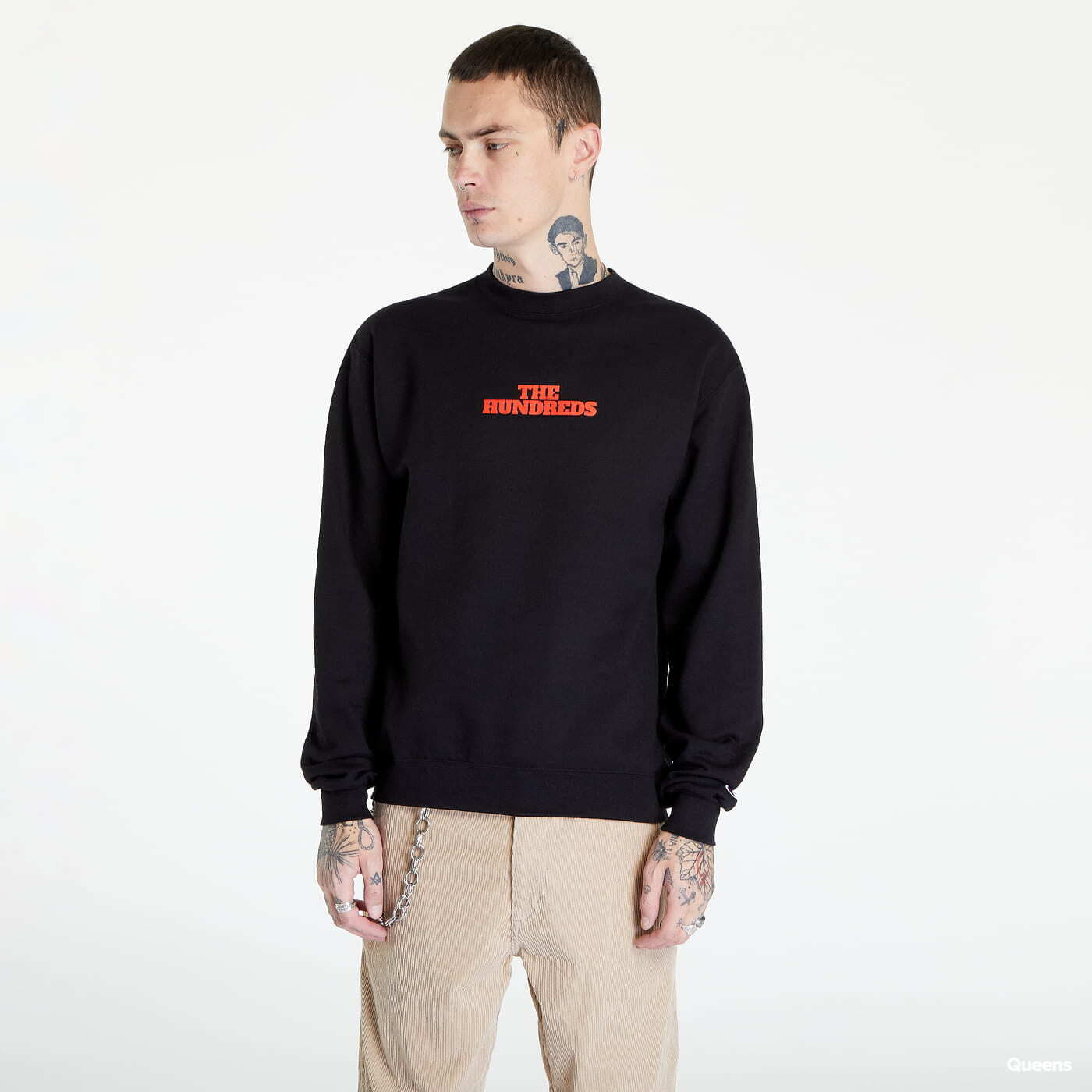 Men s hoodies The Hundreds Bright Ideas Crewneck Black Footshop