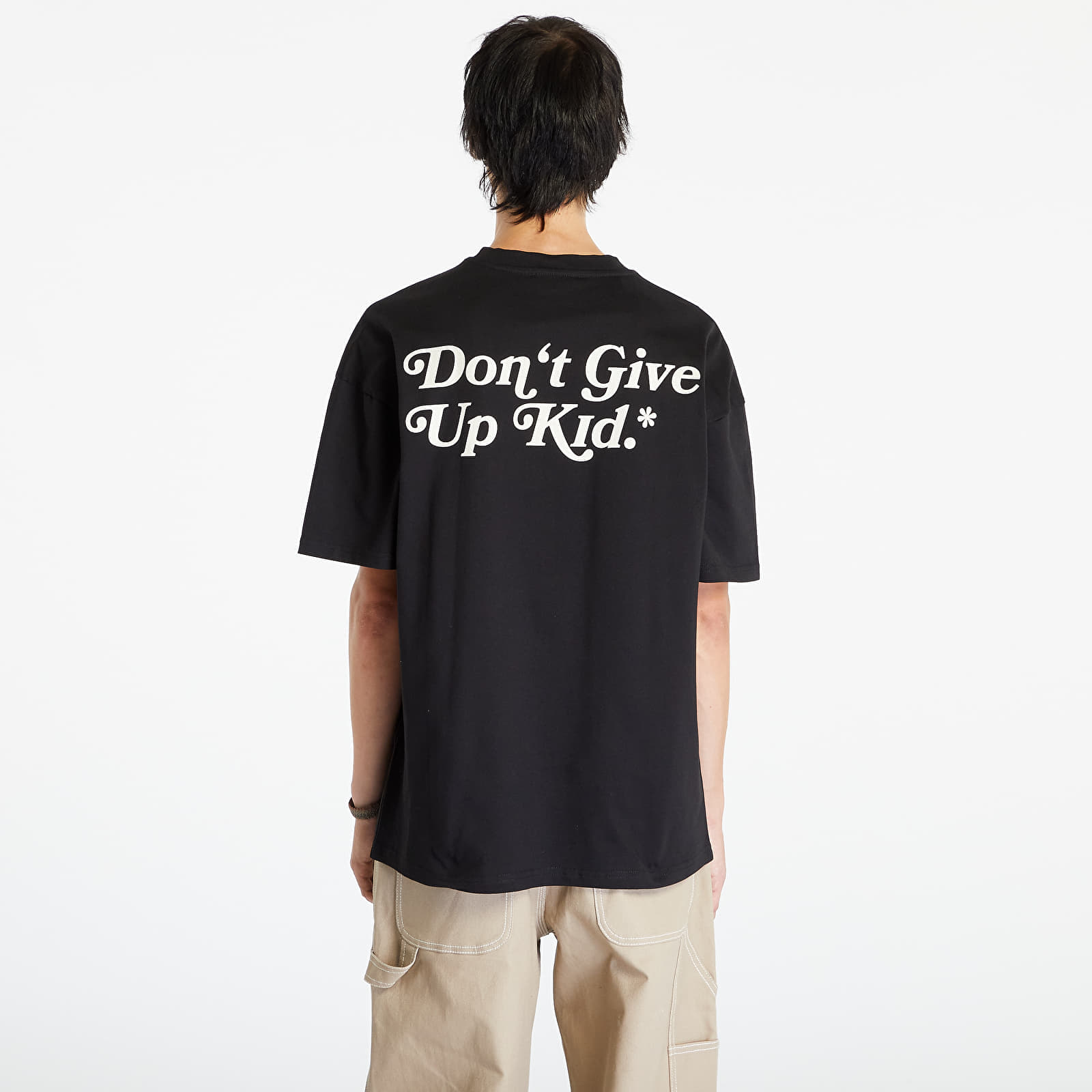 Pánská trička 9N1M SENSE. Sense Dont't Give Up Kid Tee Black