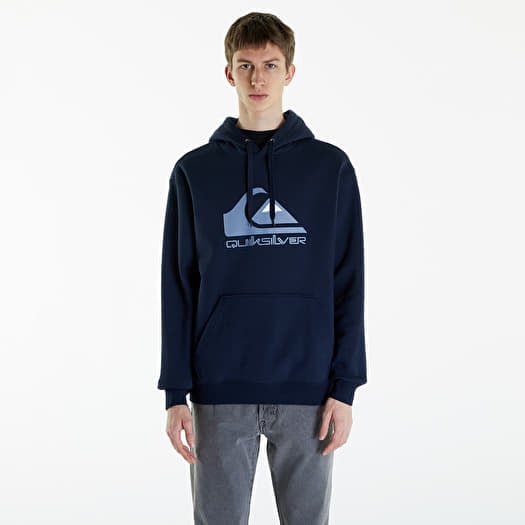 Men s hoodies Quiksilver Big Logo Hoodie Dark Navy Footshop