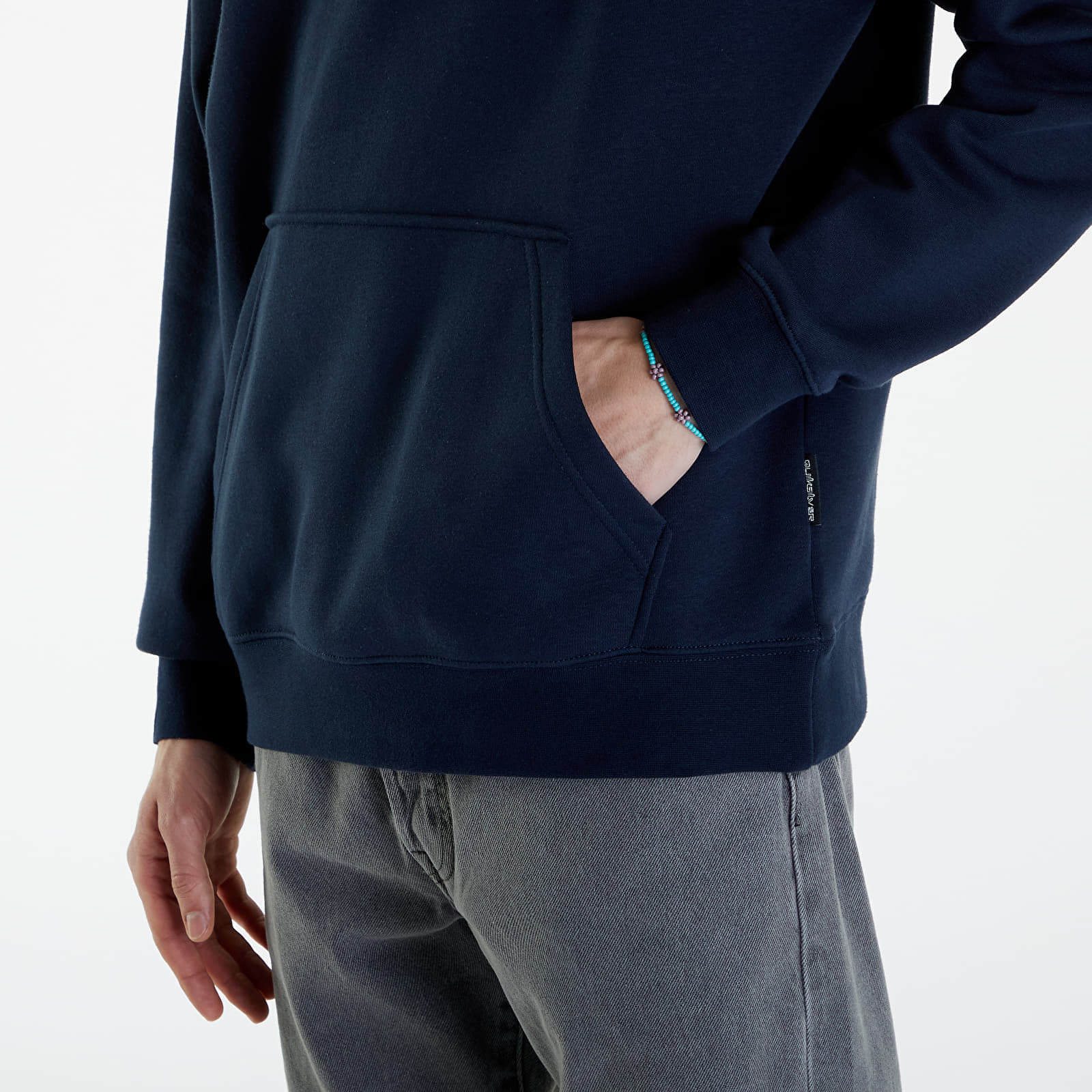 Hanorace pentru bărbați Quiksilver Big Logo Hoodie Dark Navy