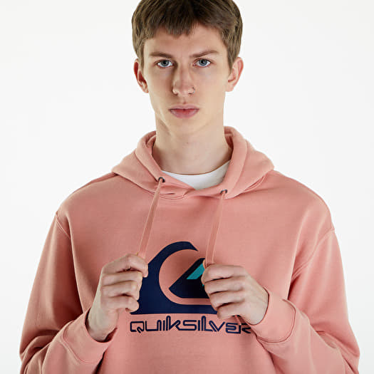 Men s hoodies Quiksilver Big Logo Hoodie Canyon Clay Footshop