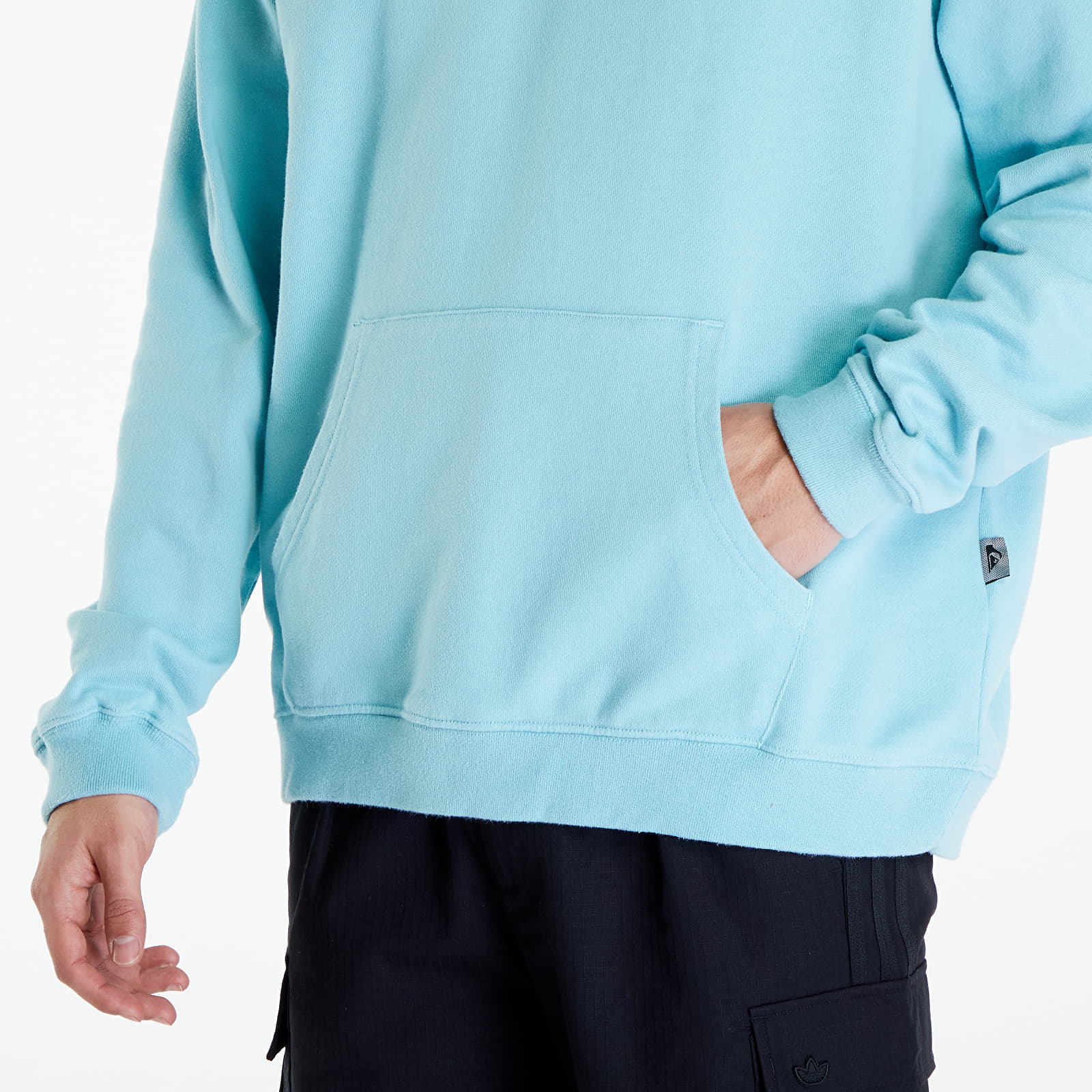 Pánské mikiny Quiksilver Apog Heritage Hoodie Marine Blue