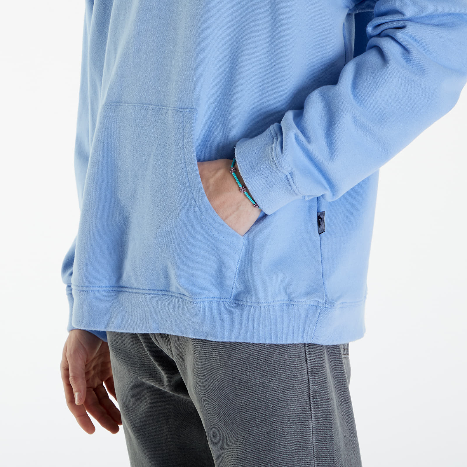 Felpe con cappuccio uomo Quiksilver Apog Heritage Hoodie Hydrangea