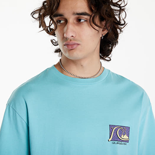Magliette da uomo Quiksilver Take Us Back Bubble SS Tee Marine Blue Footshop
