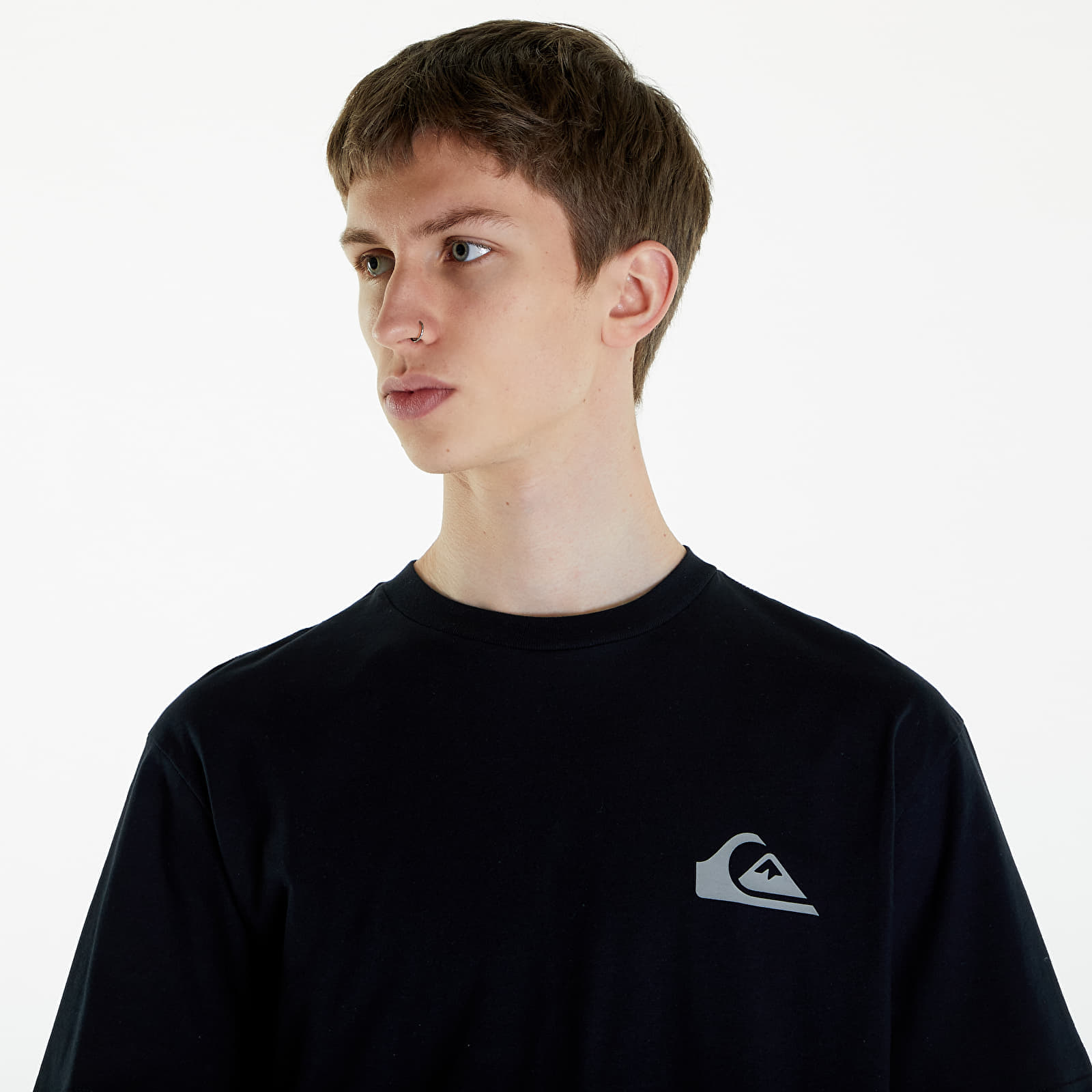 Vyriški marškinėliai Quiksilver Mw Mini Logo SS Tee Black