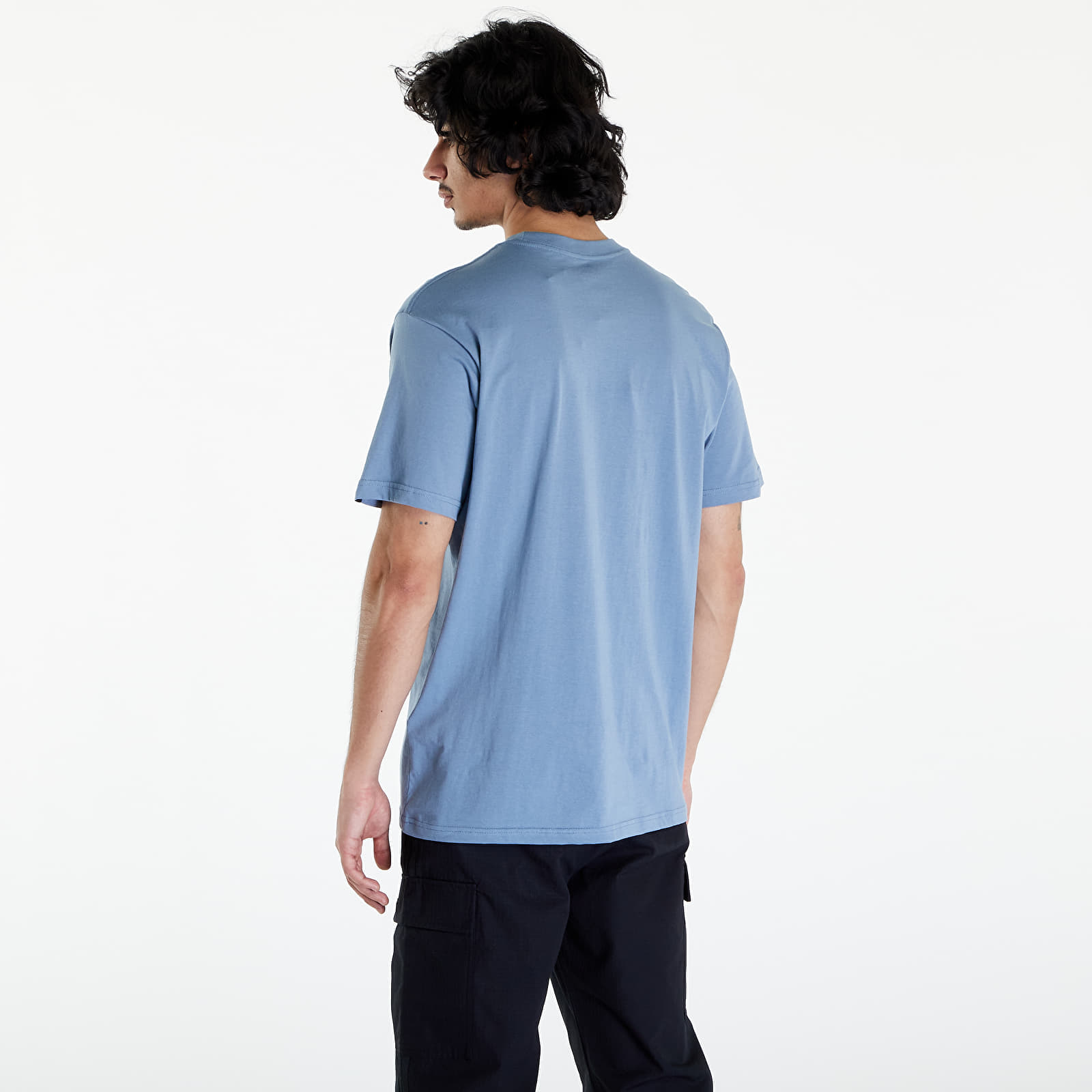 Férfi pólok Quiksilver Comp Logo SS Tee Blue Shadow