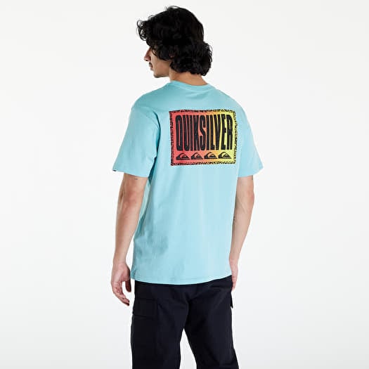 Magliette da uomo Quiksilver Long Fade SS Tee Marine Blue Footshop