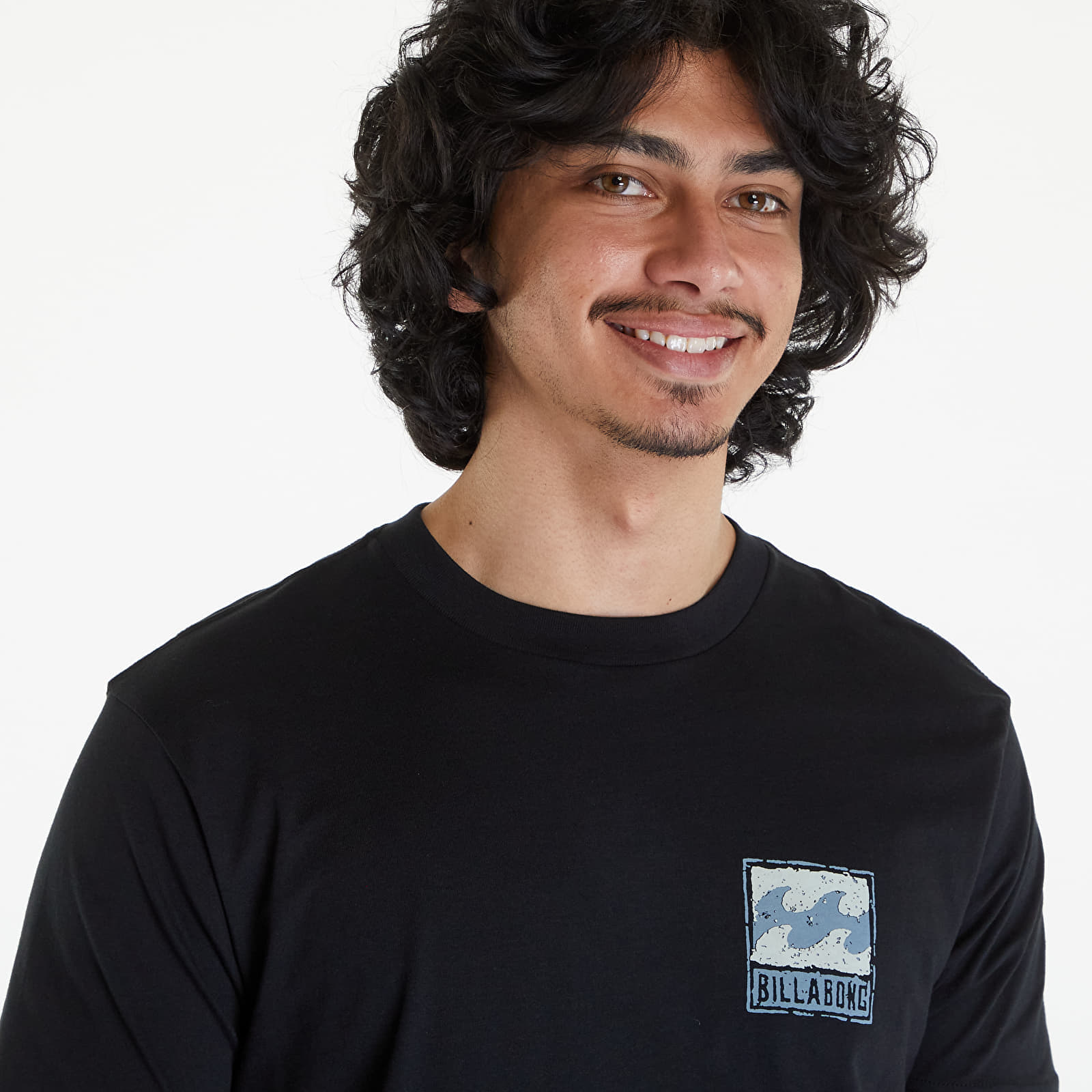 Férfi pólok Billabong Stamp SS Tee Black