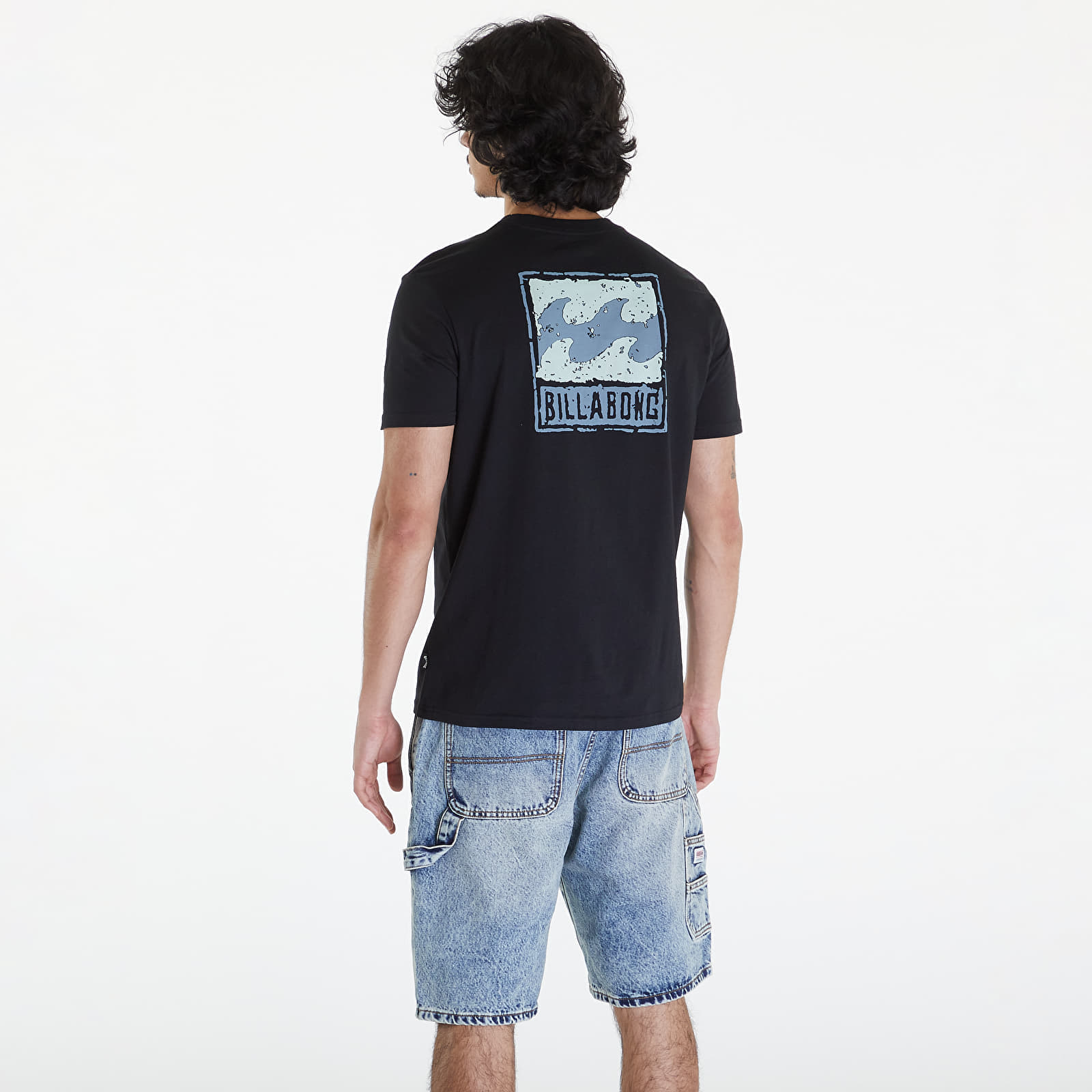 Férfi pólok Billabong Stamp SS Tee Black