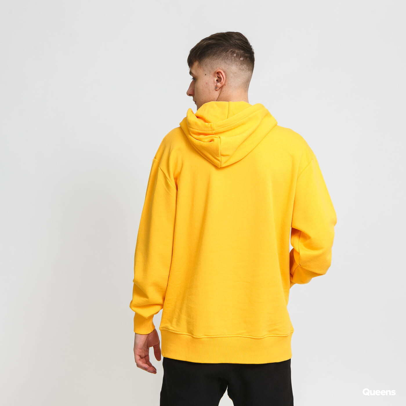 Férfi kapucnis pulcsik CATERPILLAR Classic Logo Hoodie Yellow