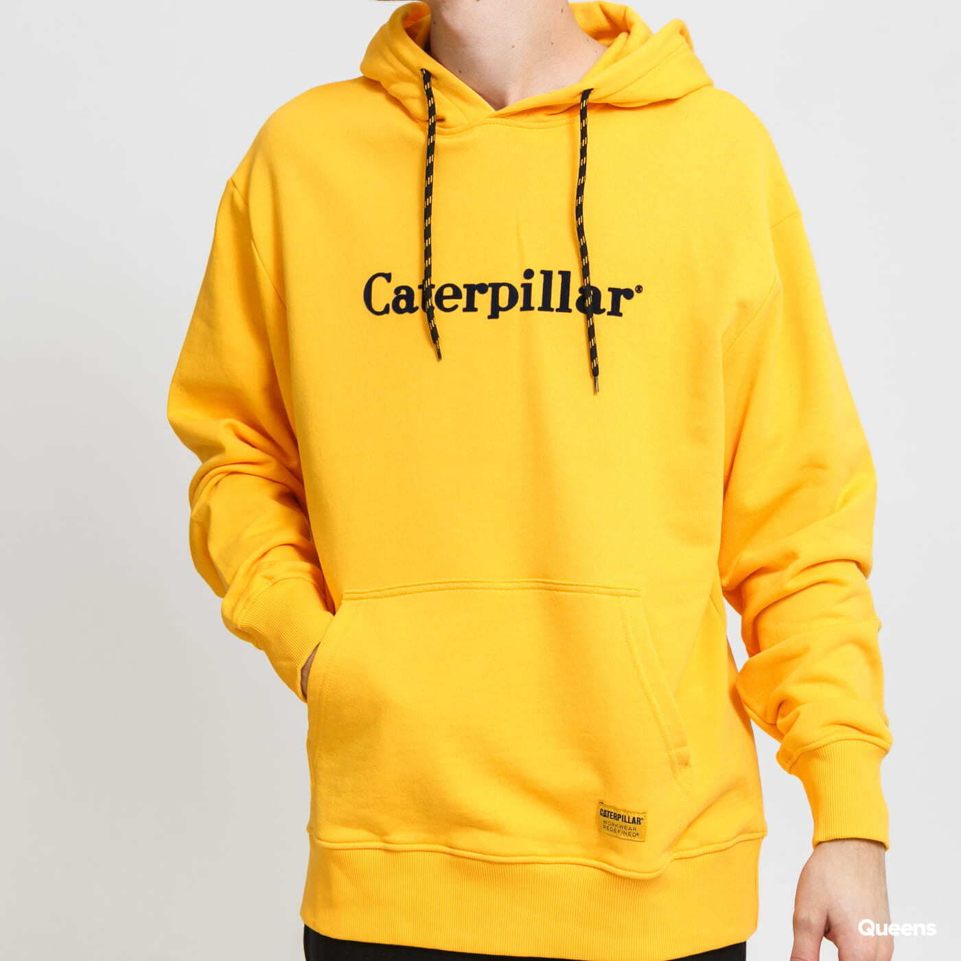 Férfi kapucnis pulcsik CATERPILLAR Classic Logo Hoodie Yellow