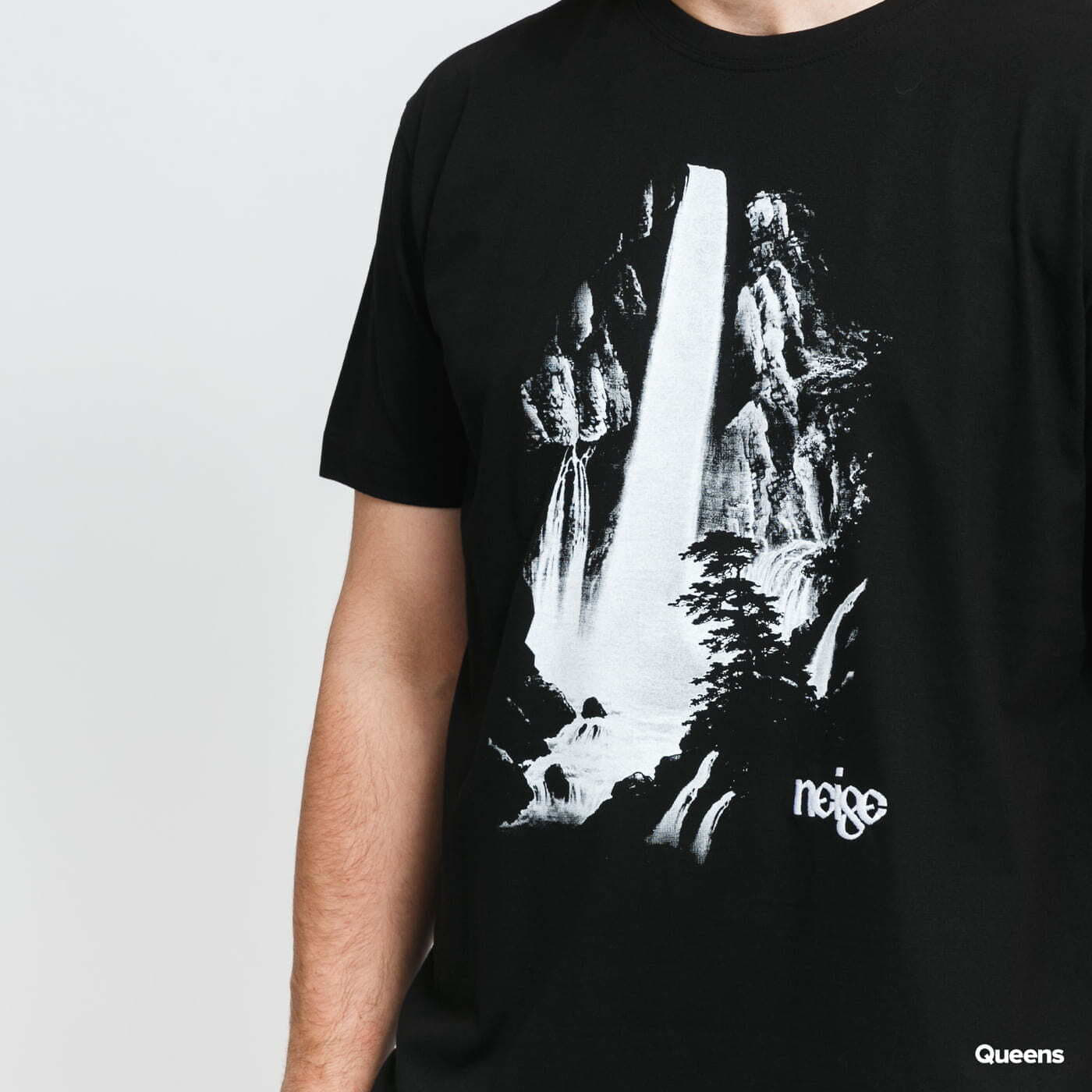 Men's T-shirts Neige Waterfall Tee černé