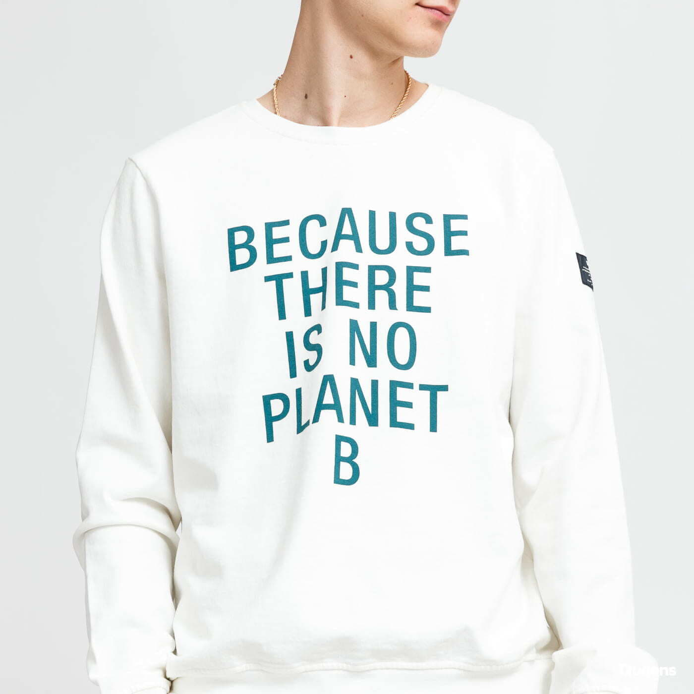 Bluzy z kapturem Ecoalf Becausalf Sweatshirt White