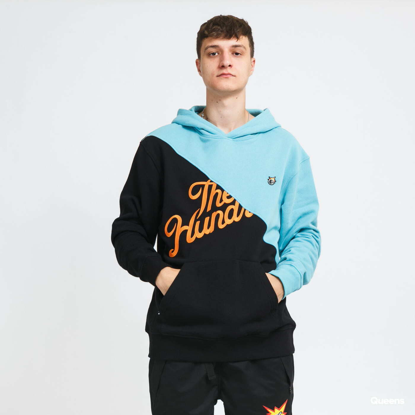 Men's hoodies The Hundreds Reflex Pullover Black/ Blue