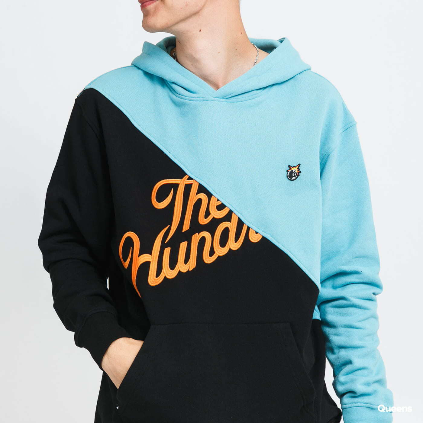 Men's hoodies The Hundreds Reflex Pullover Black/ Blue
