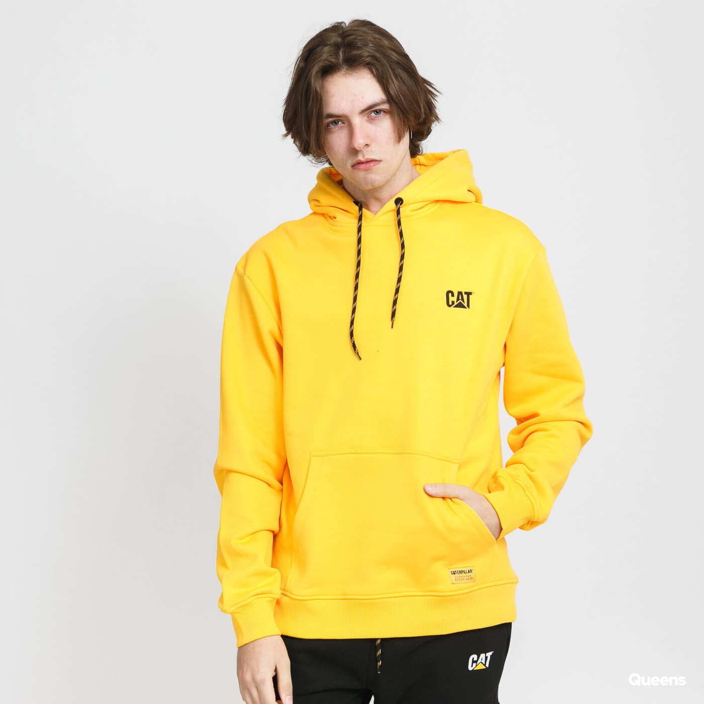 Men's hoodies CATERPILLAR Cat Small Logo Hoodie Yellow