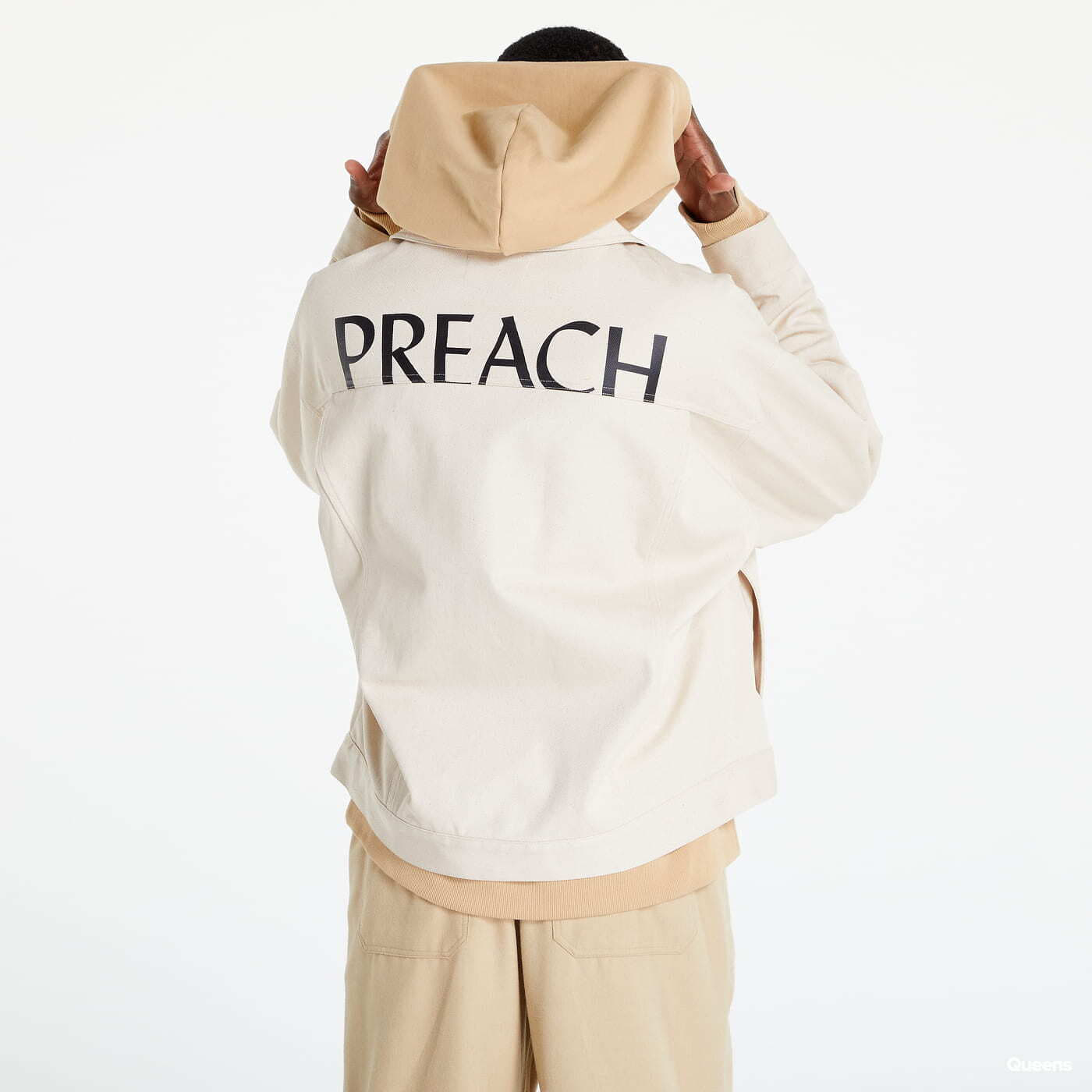 Men's jackets PREACH Cotton Twill Jacket Creamy | Footshop