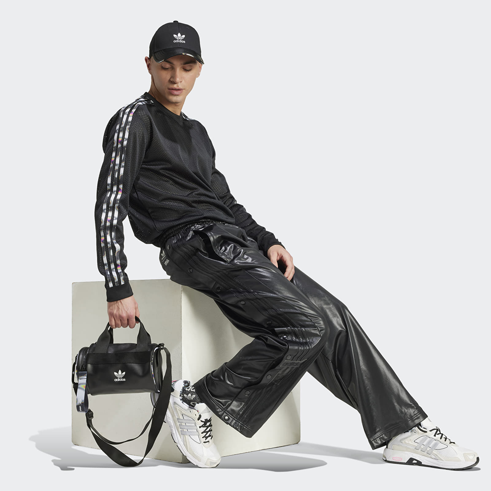 Pantaloni uomo adidas x Pabllo Vittar Pride Adibreak Pant Black