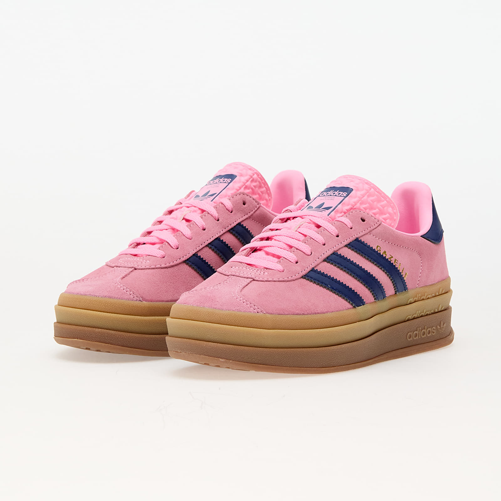 Damen Sneaker und Schuhe adidas Gazelle Bold W Pink Glow/ Victory Blue/ Gum4