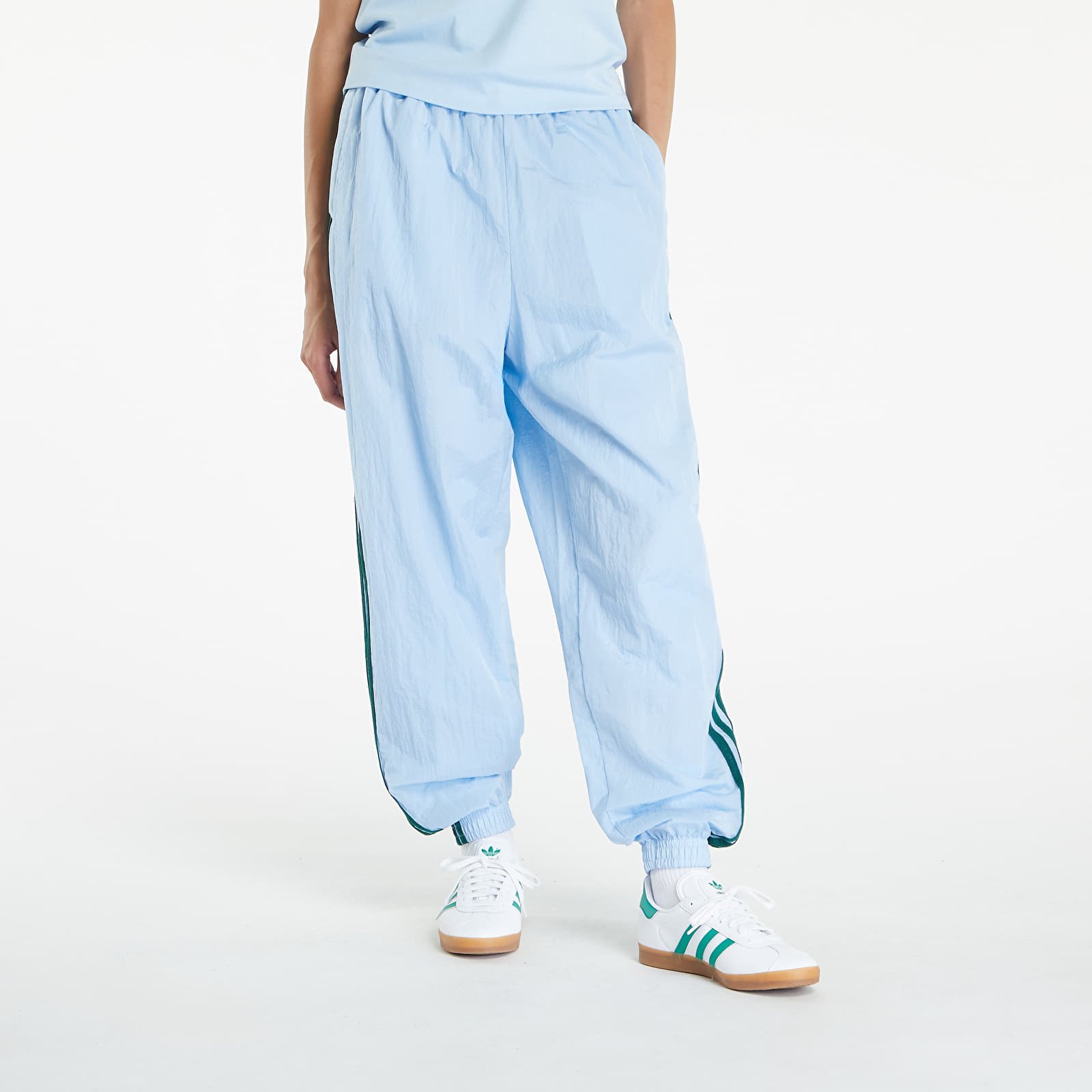 Šusťákové kalhoty adidas '80S Track Pants Clear Sky