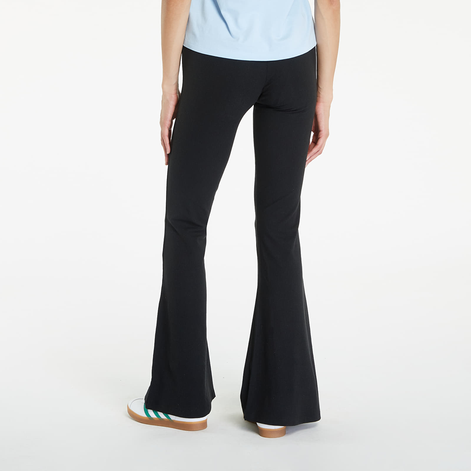 Pants and jeans adidas Essentials Rib Flared Leggings Black