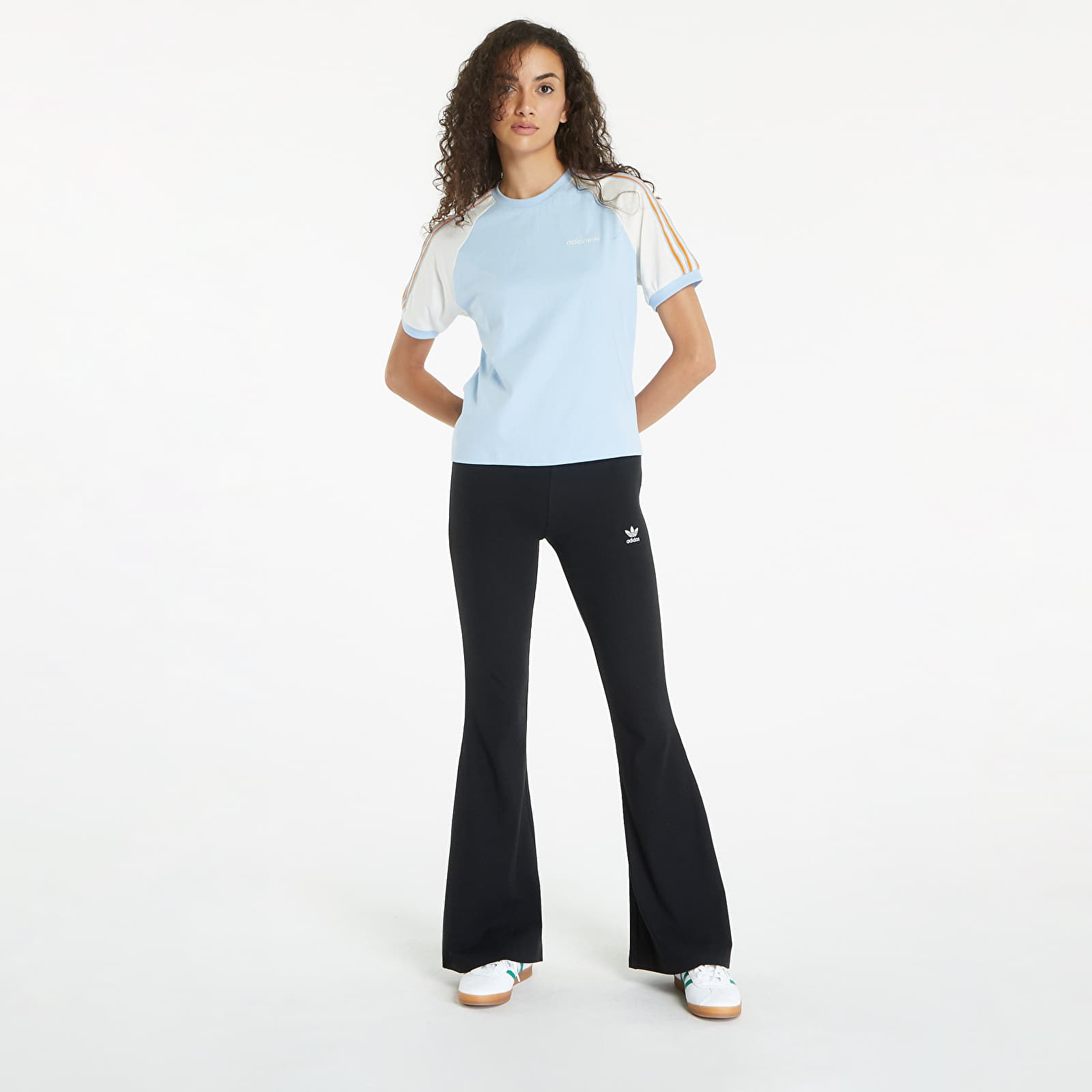 Pants and jeans adidas Essentials Rib Flared Leggings Black