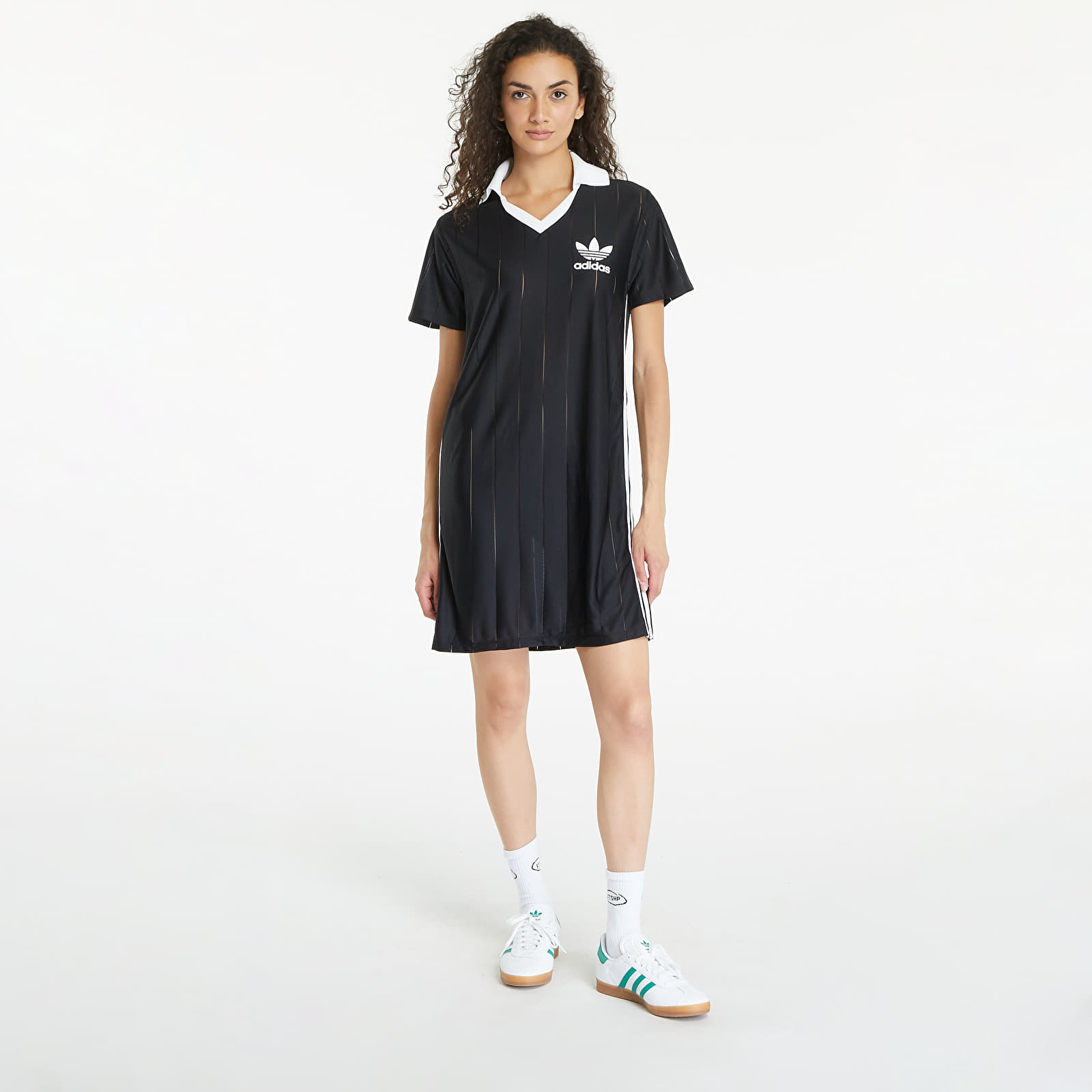 Abiti adidas Adicolor 3-Stripes Pinstripe Dress Black