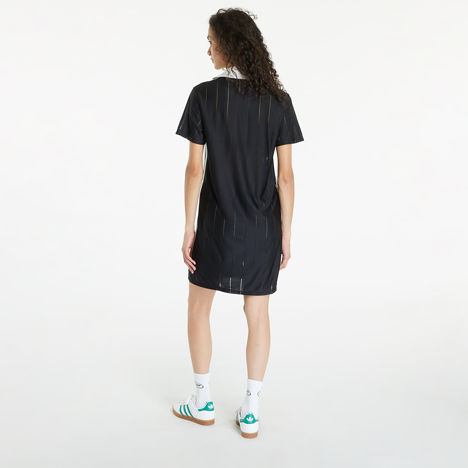 Abiti adidas Adicolor 3-Stripes Pinstripe Dress Black