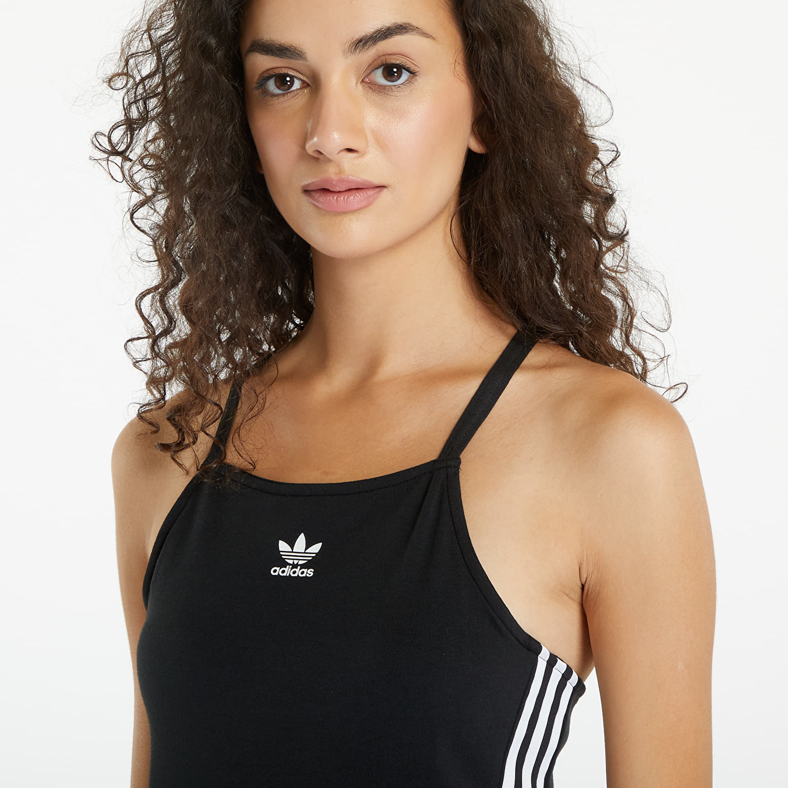 Dress adidas 3 Stripe Dress Maxi Black
