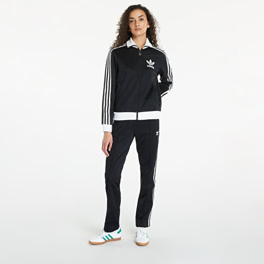 Adidas beckenbauer tracksuit black hot sale