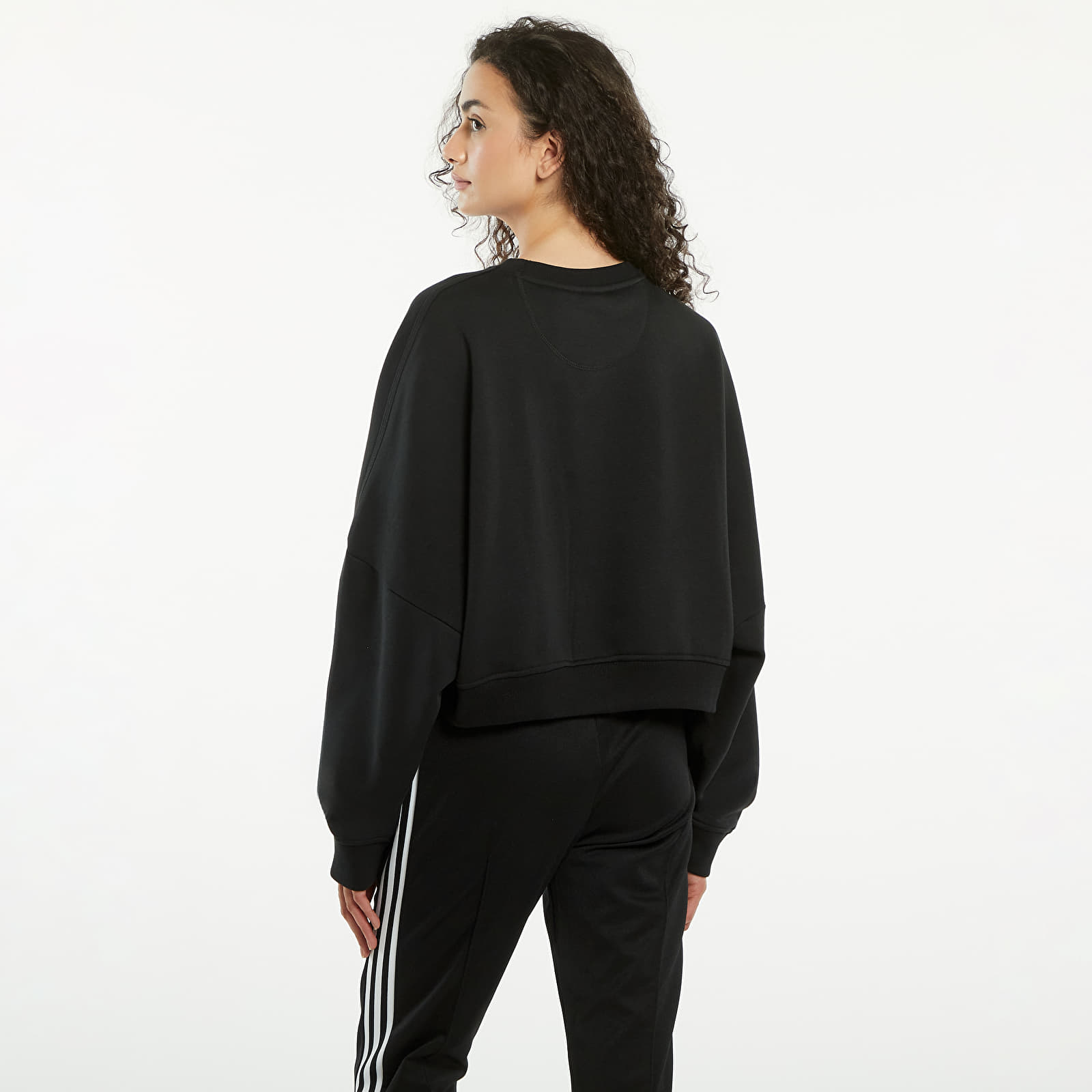 Hettegensere og sweatshirts adidas Essentials Crew Fleece Sweatshirt Black
