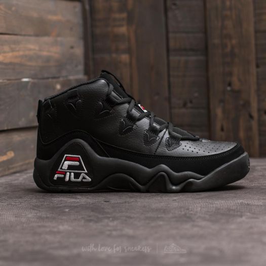Men s shoes FILA 95 Black White Fila Red Footshop