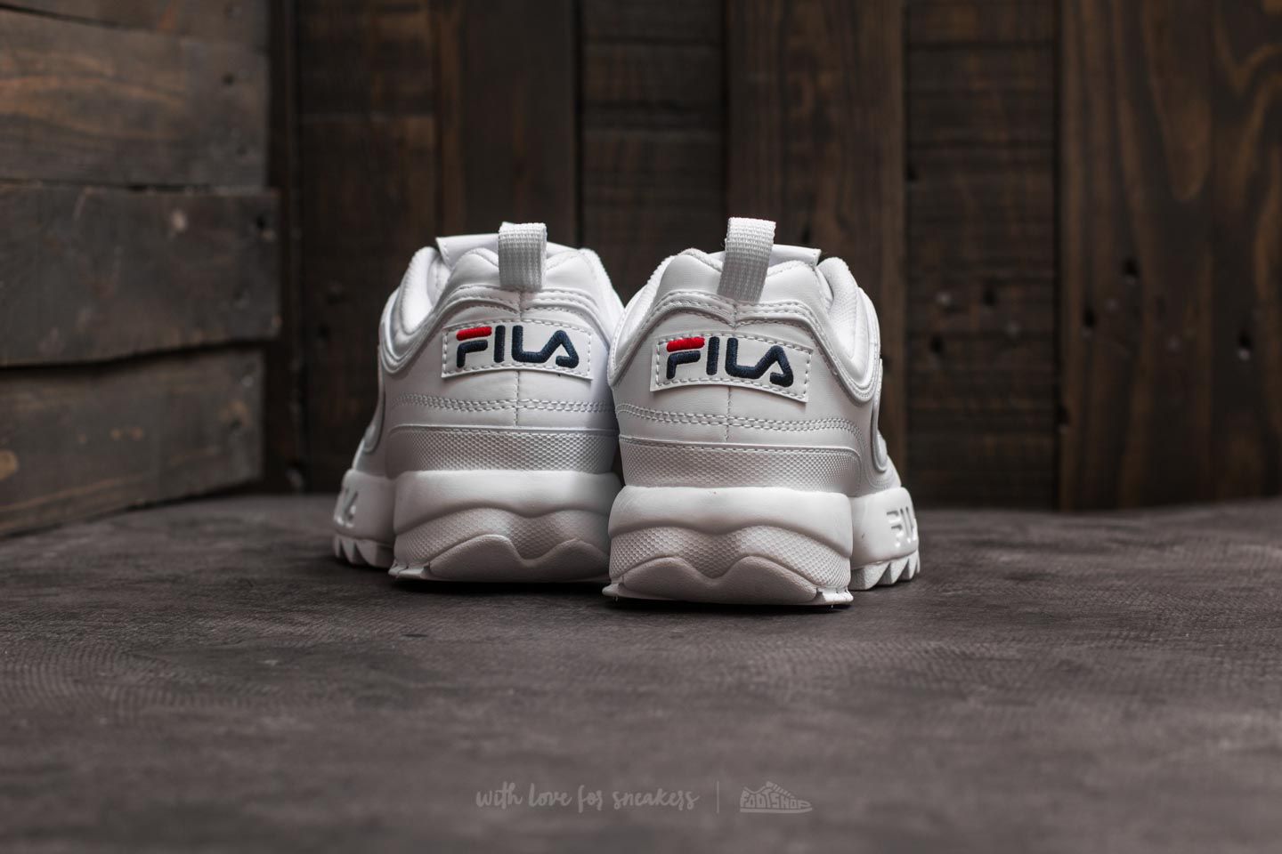 Women s shoes FILA Disruptor Low Wmn White Footshop