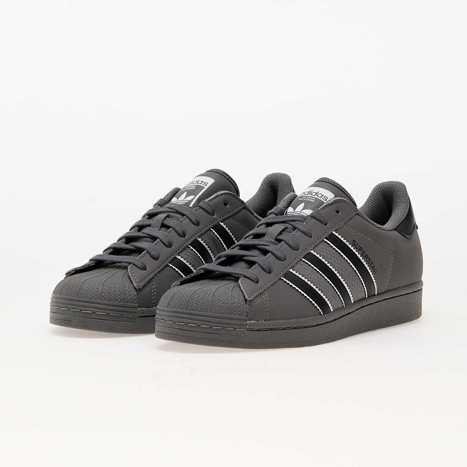 Herren Sneaker und Schuhe adidas Superstar Grey Four/ Core Black/ Ftw White