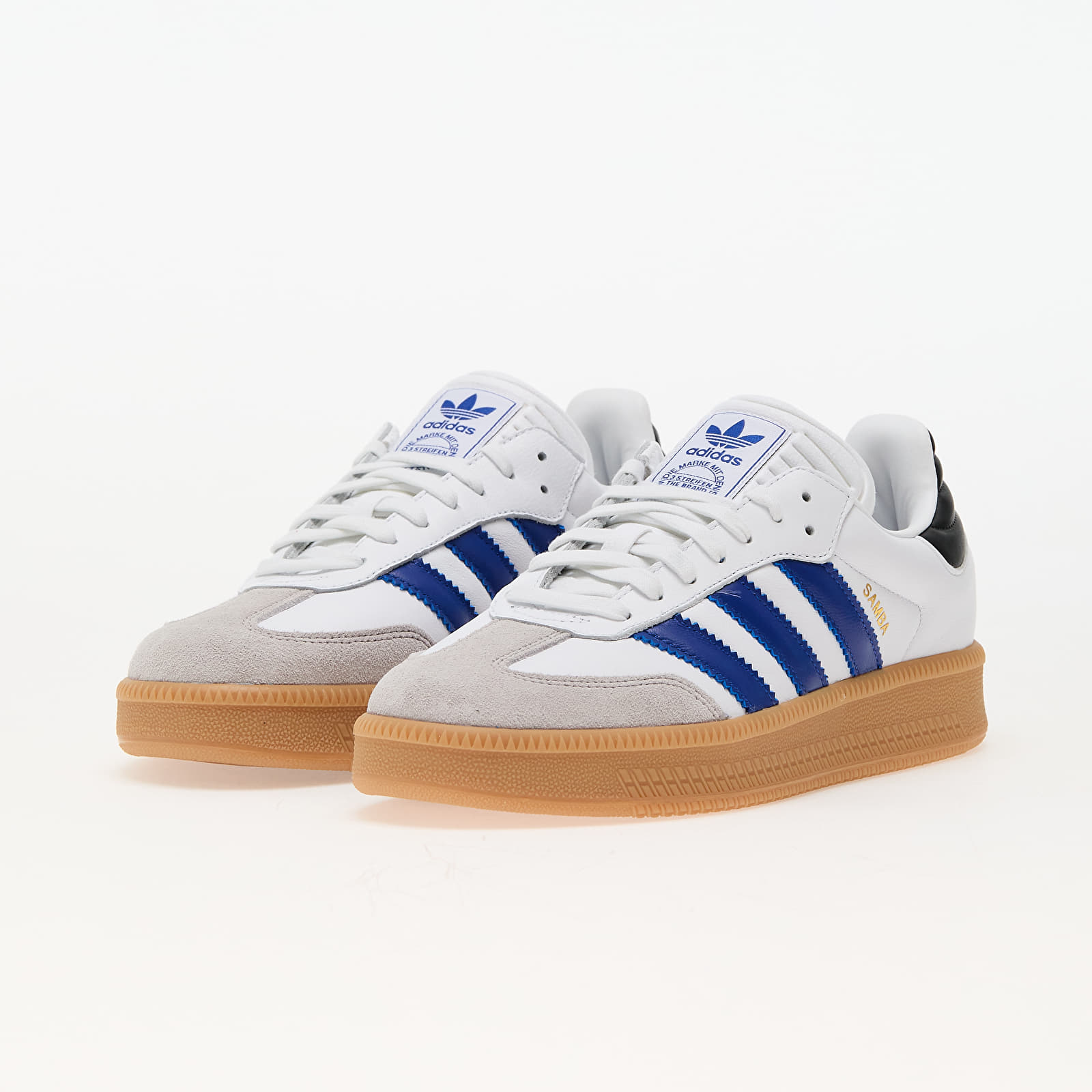 Herren Sneaker und Schuhe adidas Samba Xlg Ftw White/ Royal Blue/ Panton