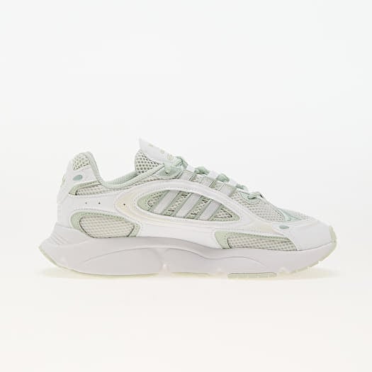 ★adidas★ Ozmillen Silver Green Adidas Ozmillen 3-Stripe Logo Sneakers | White | FARFETCH