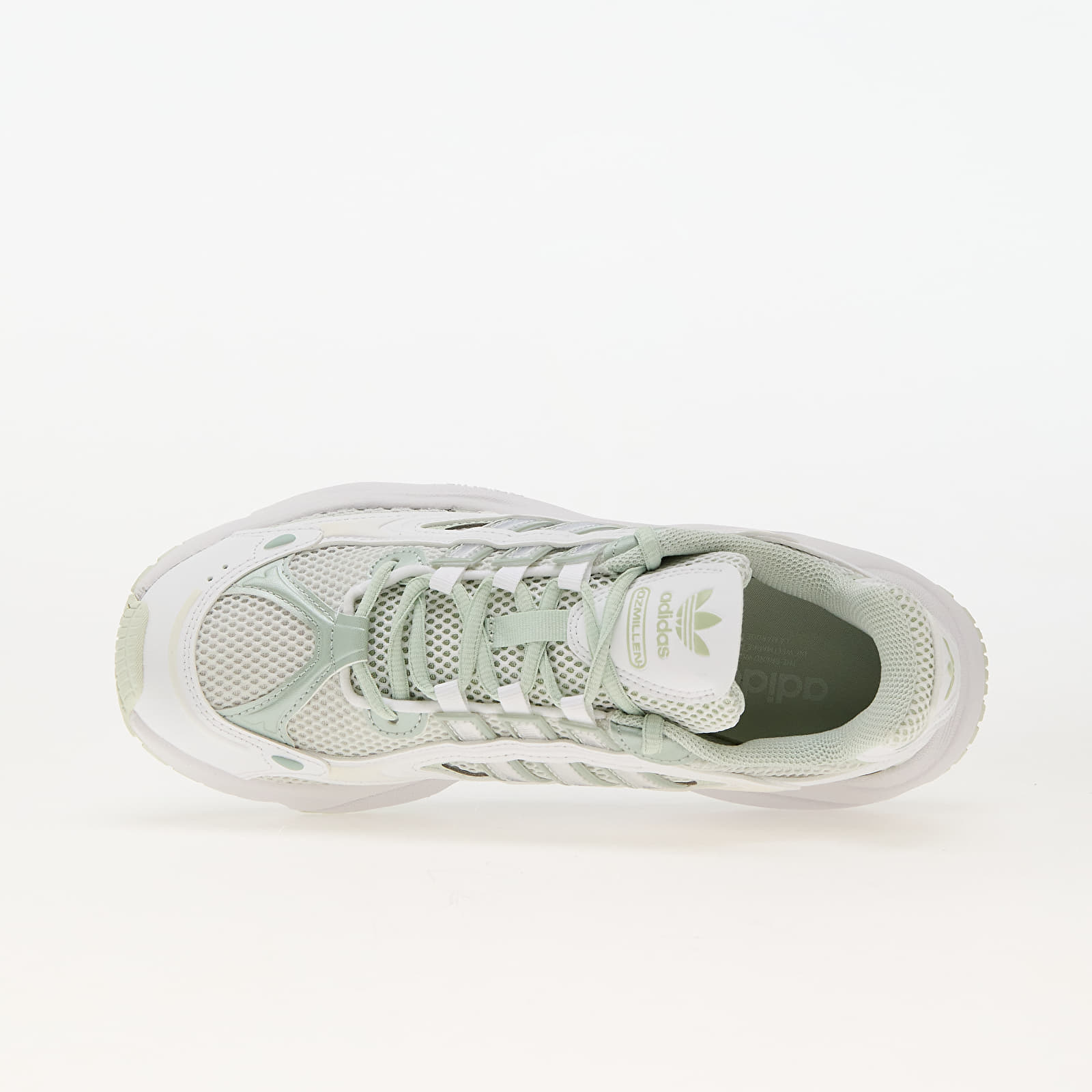 Superstar bold w ftw white linen green gold metallic top