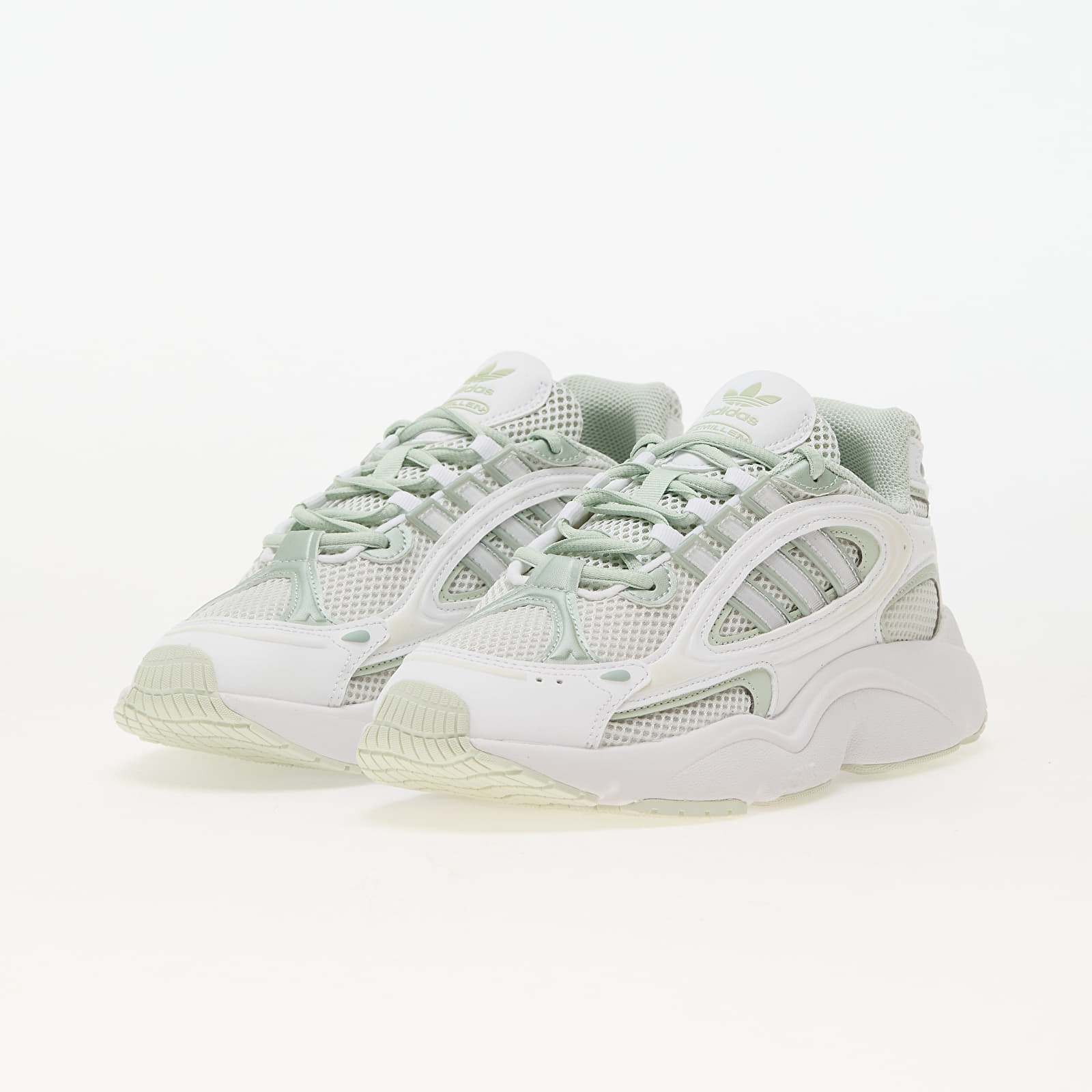 Damen Sneaker und Schuhe adidas Ozmillen W Ftw White/ Linen Green/ Linen Green