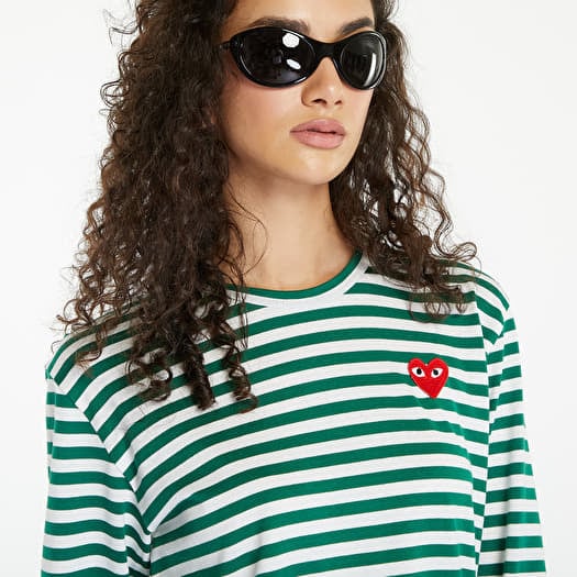 T-shirts Comme des Garçons PLAY Long Sleeve Tee UNISEX Green