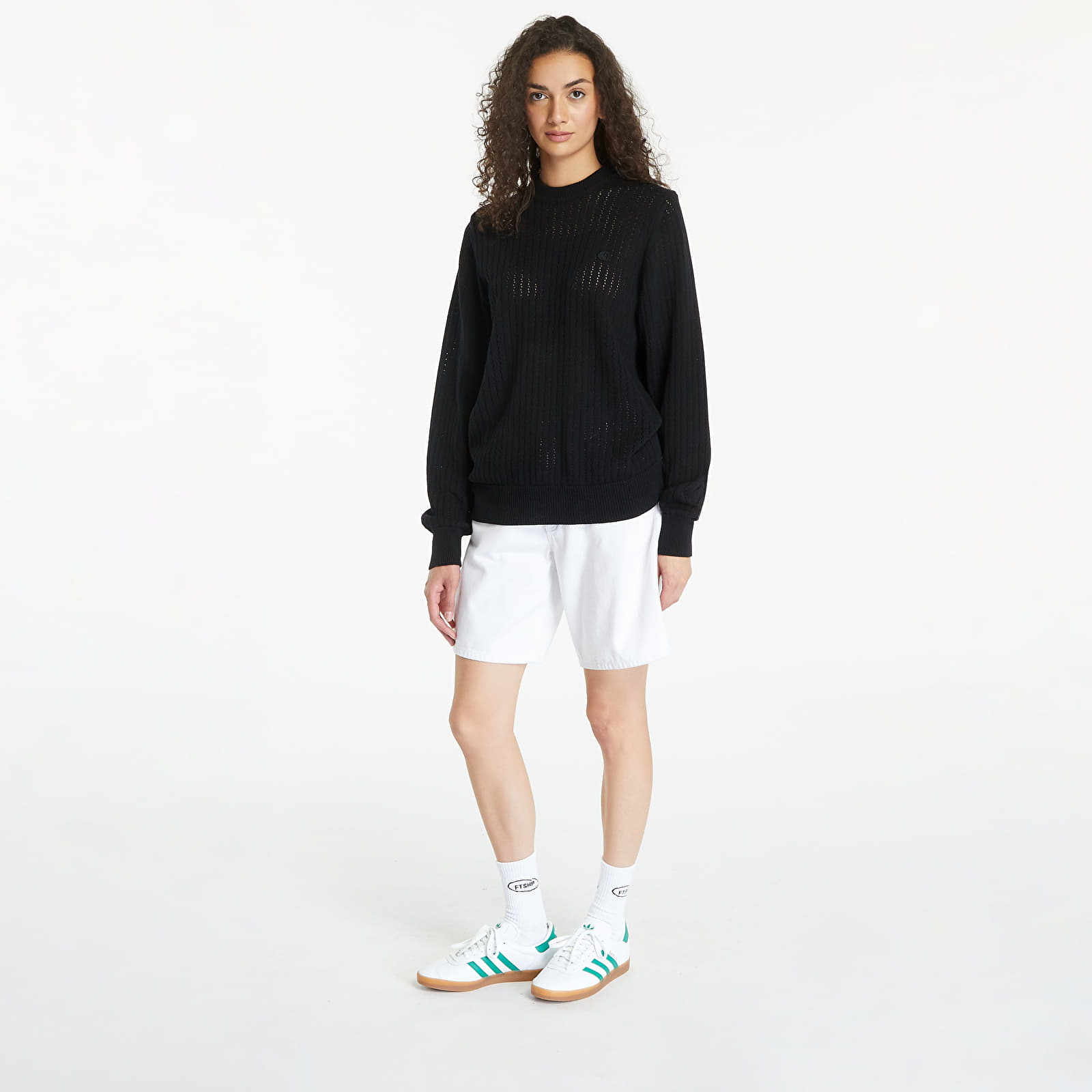 Pullover Carhartt WIP Calen Sweater UNISEX Black