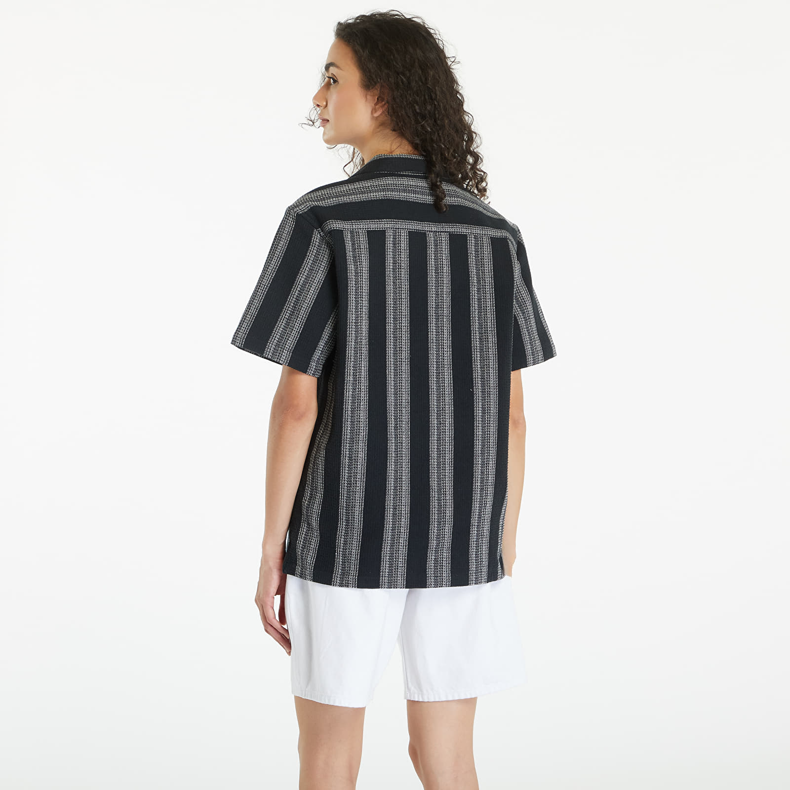 Košele Carhartt WIP Short Sleeve Dodson Shirt UNISEX Dodson Stripe/ Black