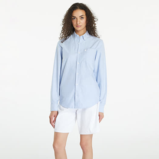 Košile Carhartt WIP Long Sleeve C-Logo Shirt UNISEX Bleach/ White
