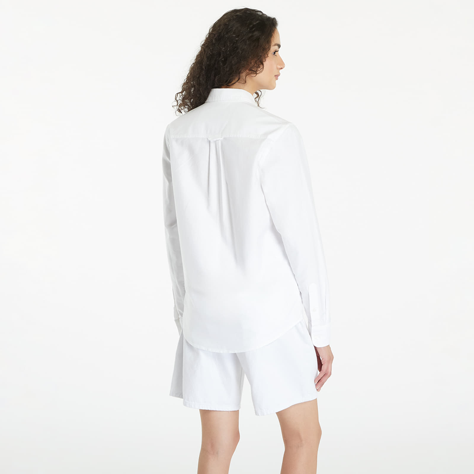 Cămăși Carhartt WIP Long Sleeve C-Logo Shirt UNISEX White/ White