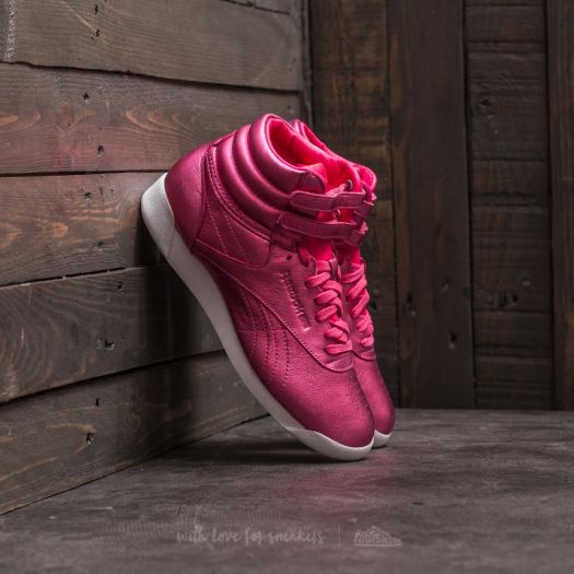 Women s shoes Reebok F S Hi Metallic Sharp Pink White Footshop