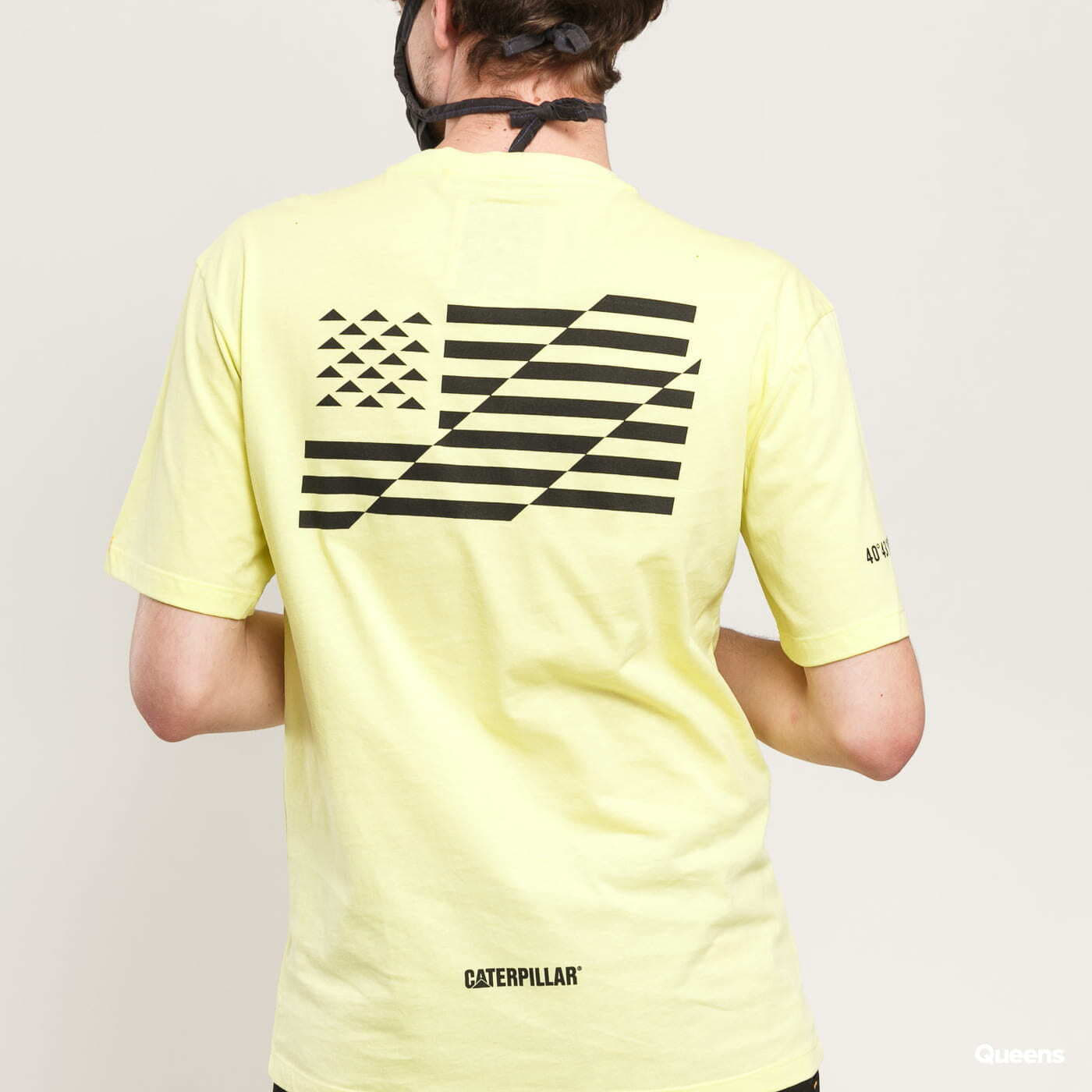 Men's T-shirts CATERPILLAR B-W Yellow