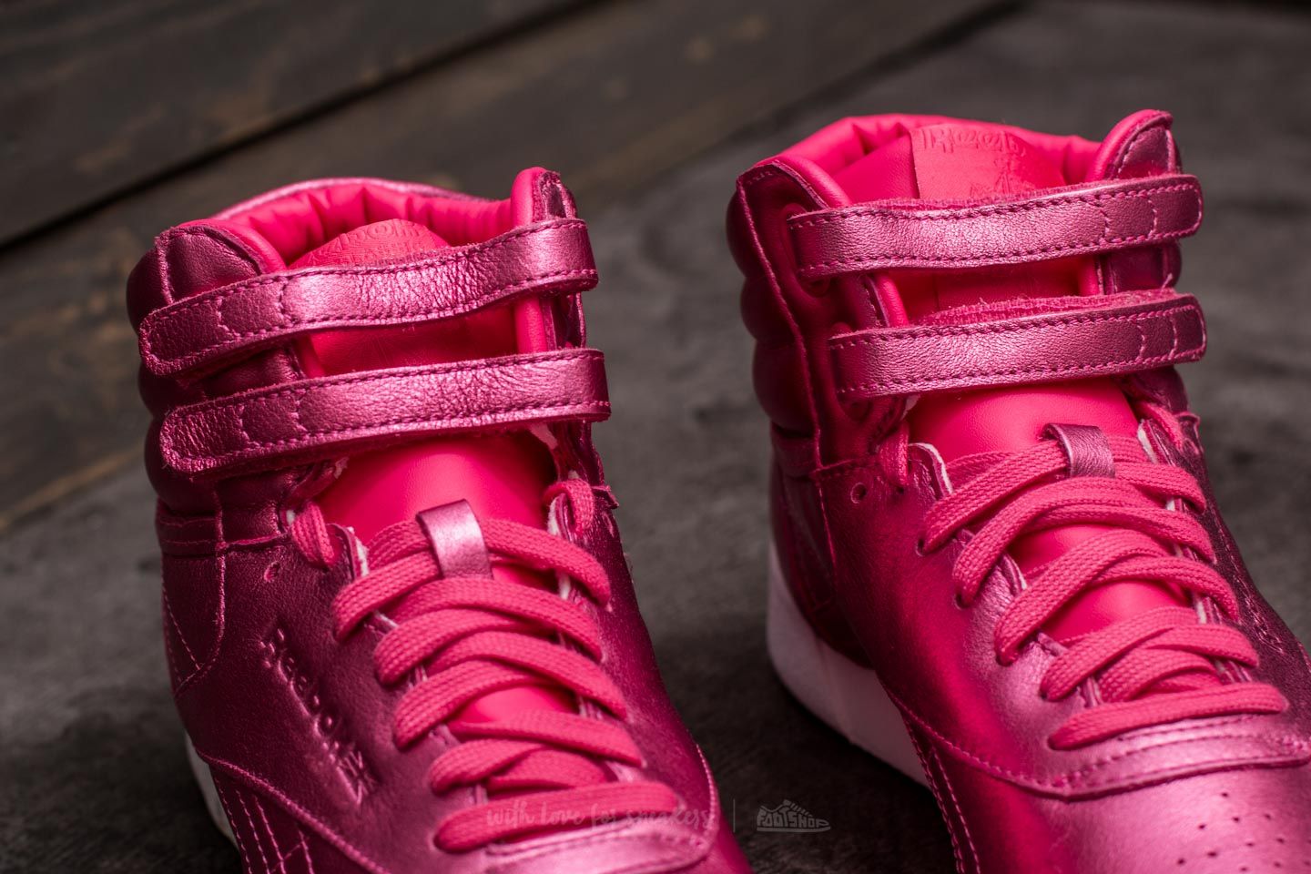 Women s shoes Reebok F S Hi Metallic Sharp Pink White Footshop