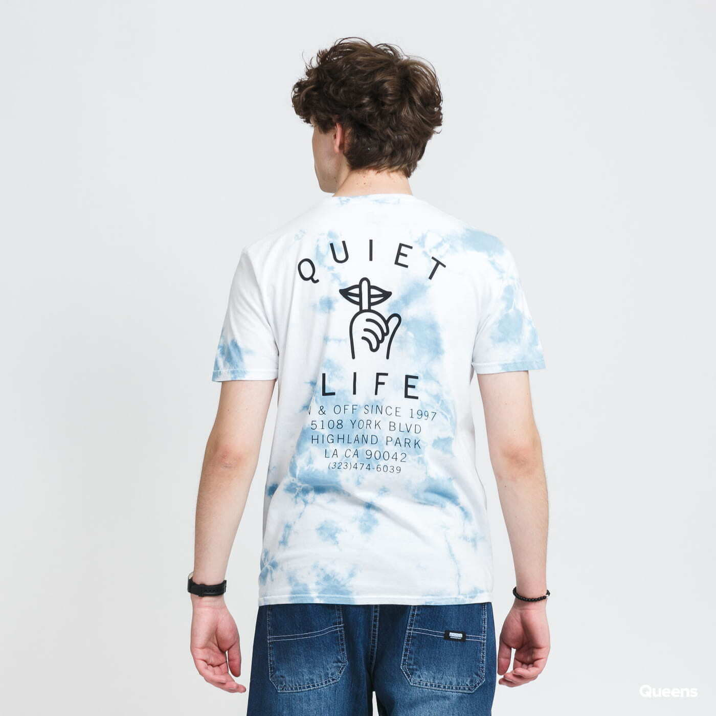 Men's T-shirts The Quiet Life Quiet Life Shop Premium T-Shirt White/ Blue